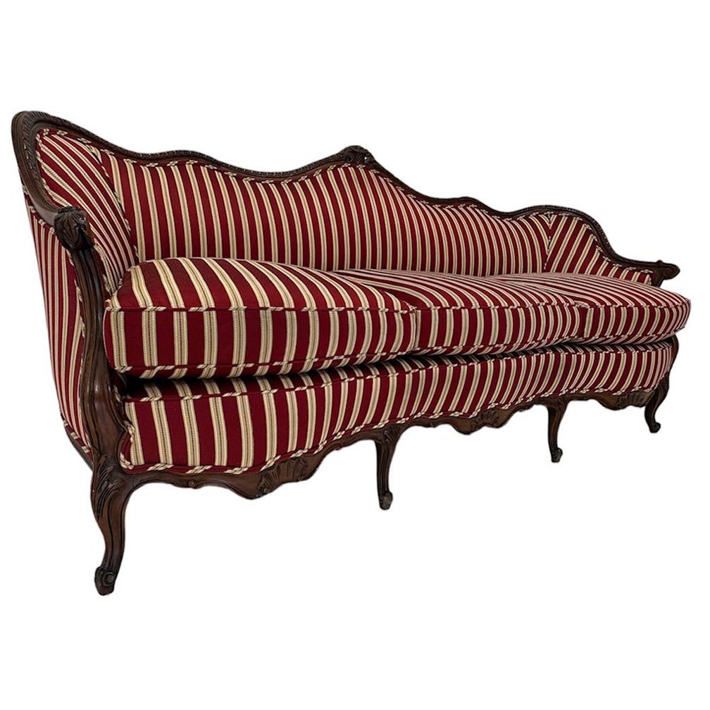 French Provincial Style Vintage Sofa For Sale