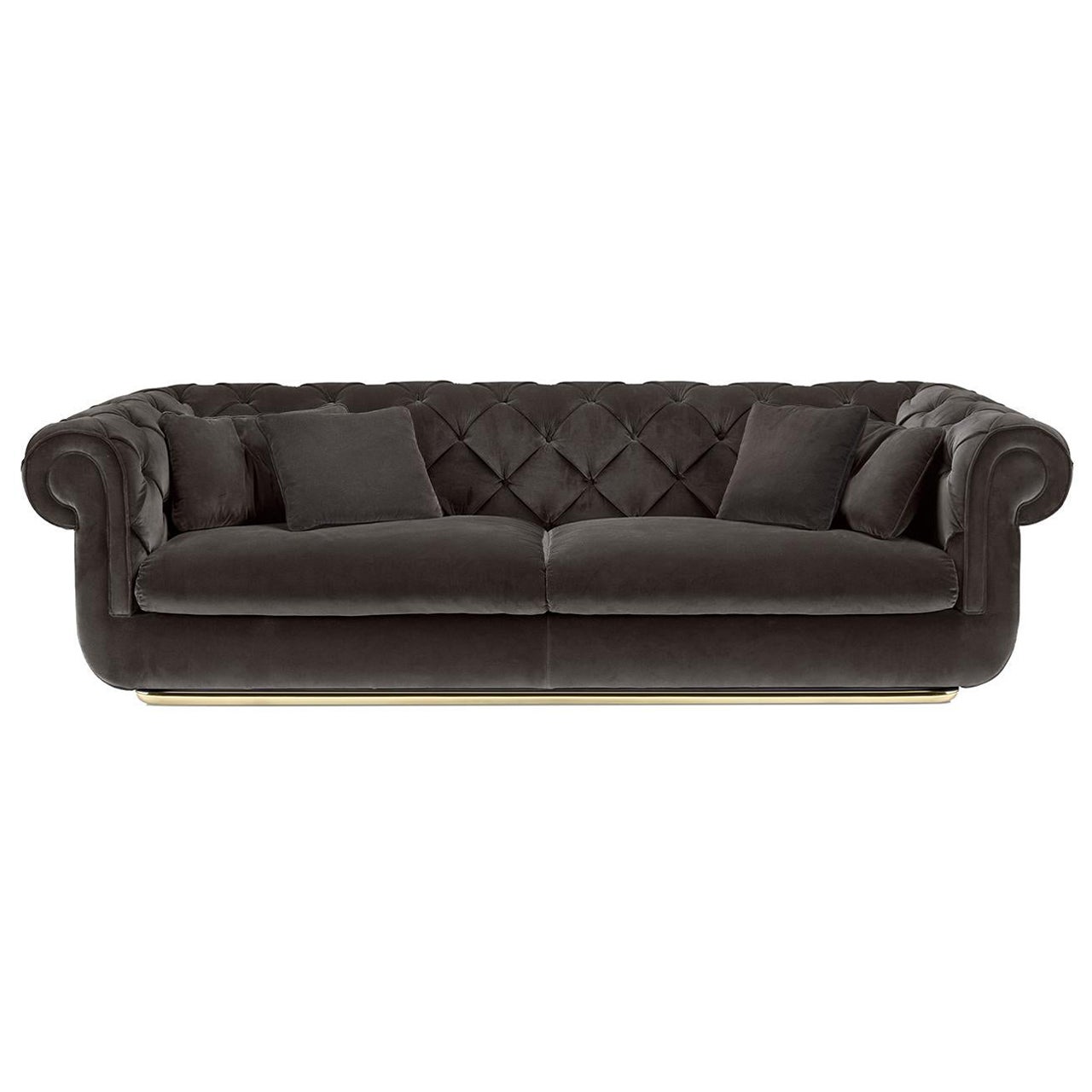 Opera Black Sofa by Stefano Giovannoni For Sale