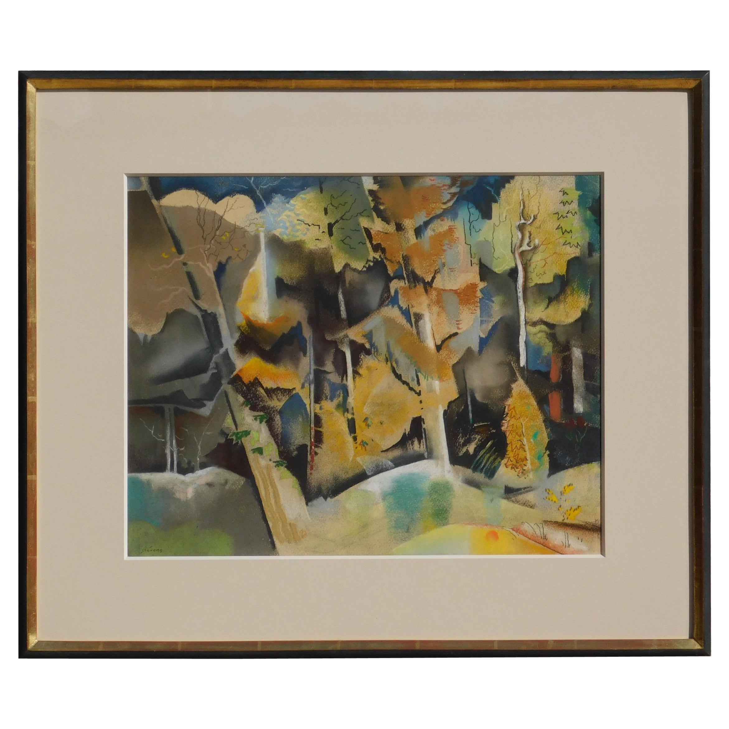 Will Henry Stevens Mix Media - Abstract Forest For Sale