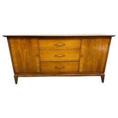 Mid-Century Modern Walnut 9-Drawer Dresser