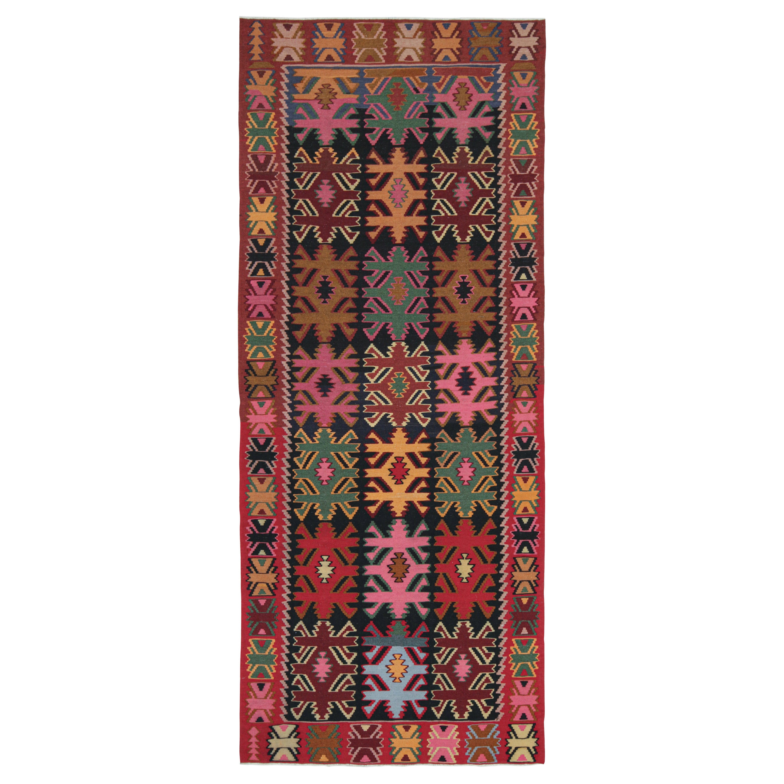 Vintage Northwest Persian Kilim with Geometric Patterns
