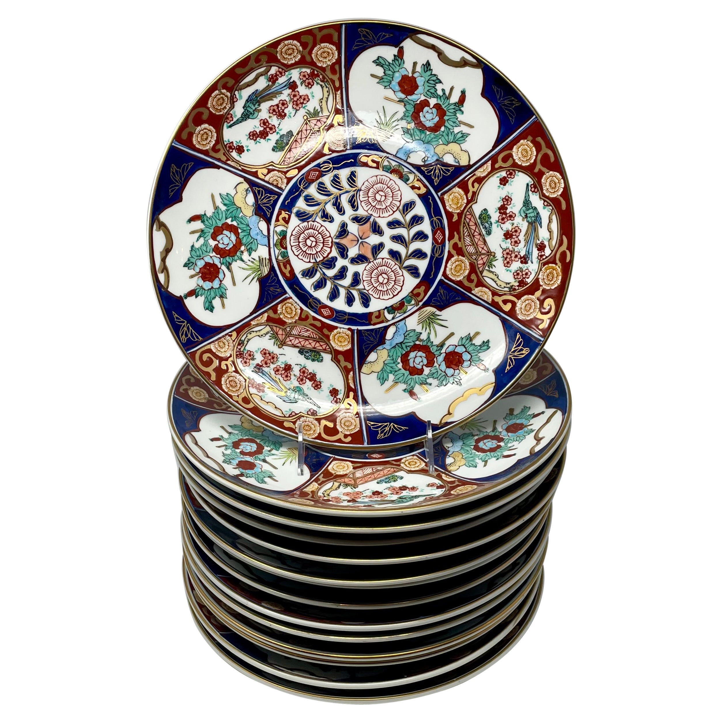 Set of 14 Antique Japanese Imari Chargers, circa 1900