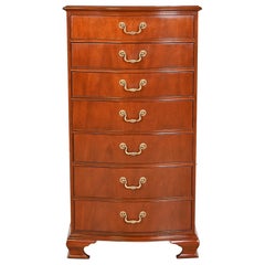 Baker Furniture Georgian Mahogany Lingerie Chest or Semainier