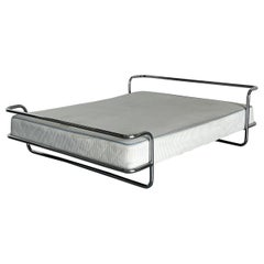 Icónica cama vintage Ikea "Kromvik" King cromada, Knut Hagberg, años 80