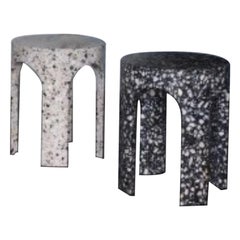 Pair of Side Tables, Loggia Terrazzo