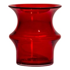 Kosta Boda - Vase Pagod rouge petit