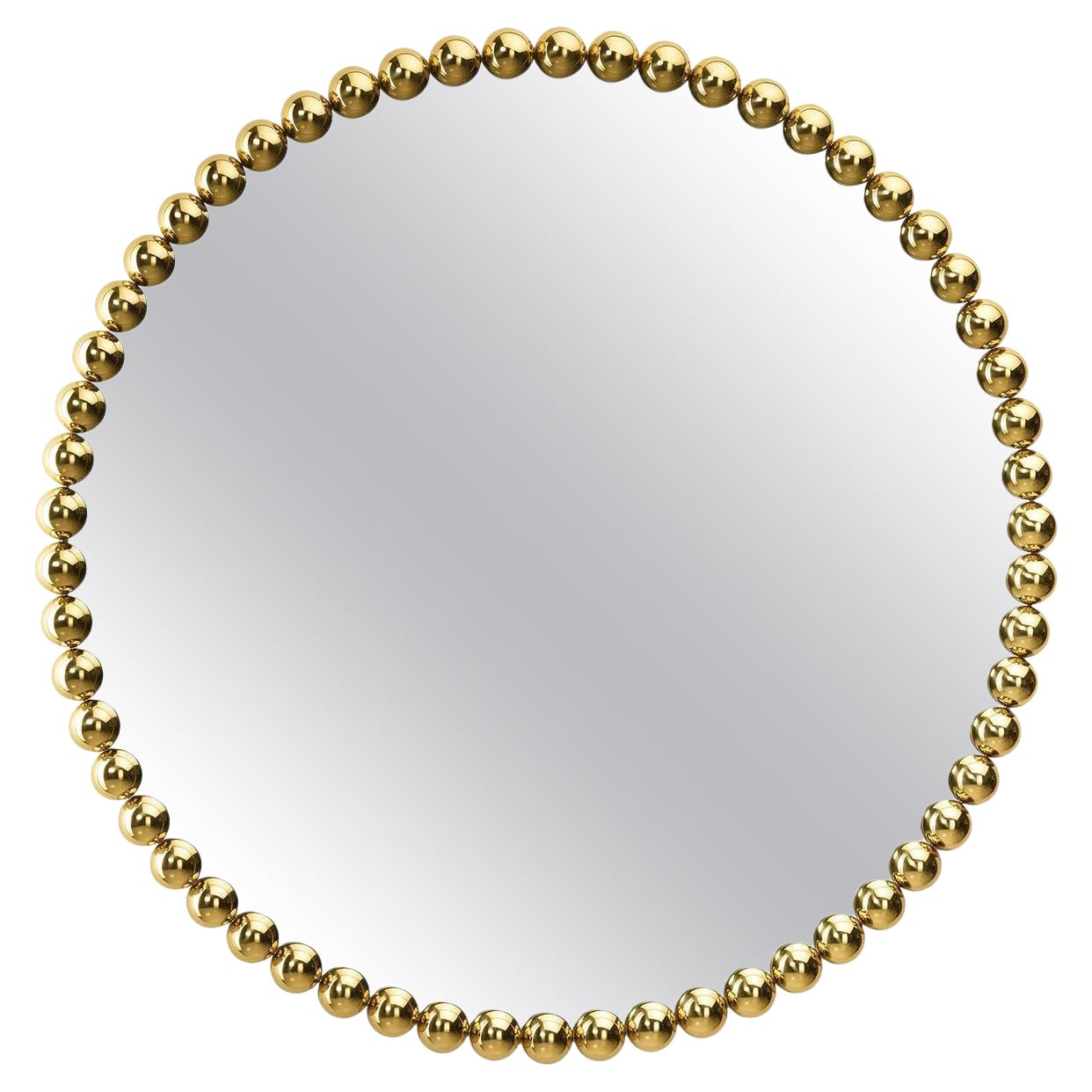 Großer runder Gioiello-Spiegel von Nika Zupanc