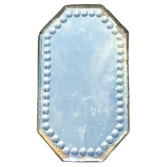 Small Antique circa 1880 Oval Sorcerer's Mirror Stamped Made in England to Back