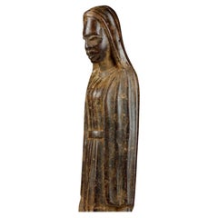 Madonna nera Makonde della metà del XX secolo, Tanzania