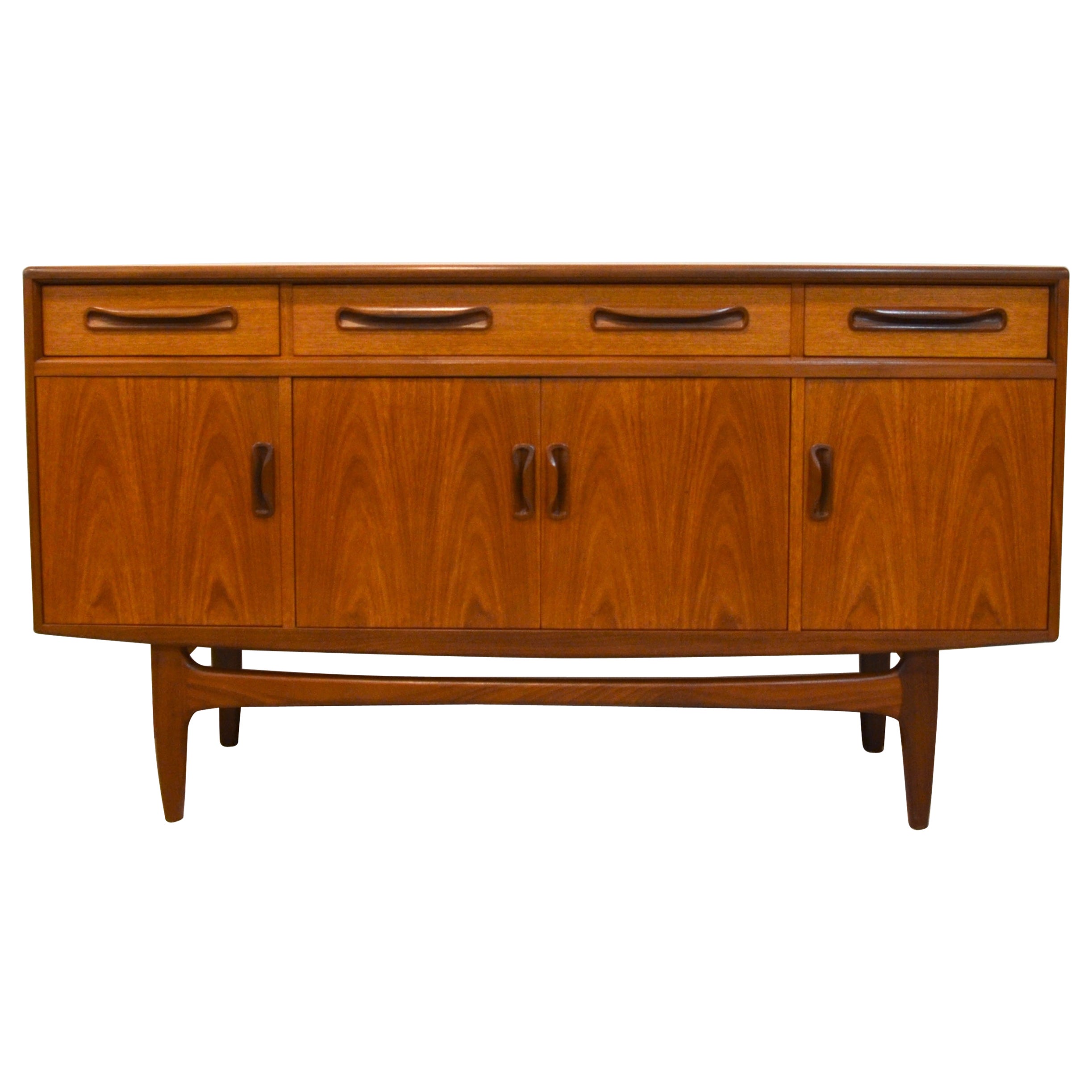 British Midcentury Teak 'Fresco' Dressing Table Vanity by VB Wilkins