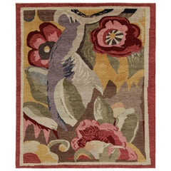 Rug & Kilim’s French Style Art Deco rug in Polychromatic Floral Patterns