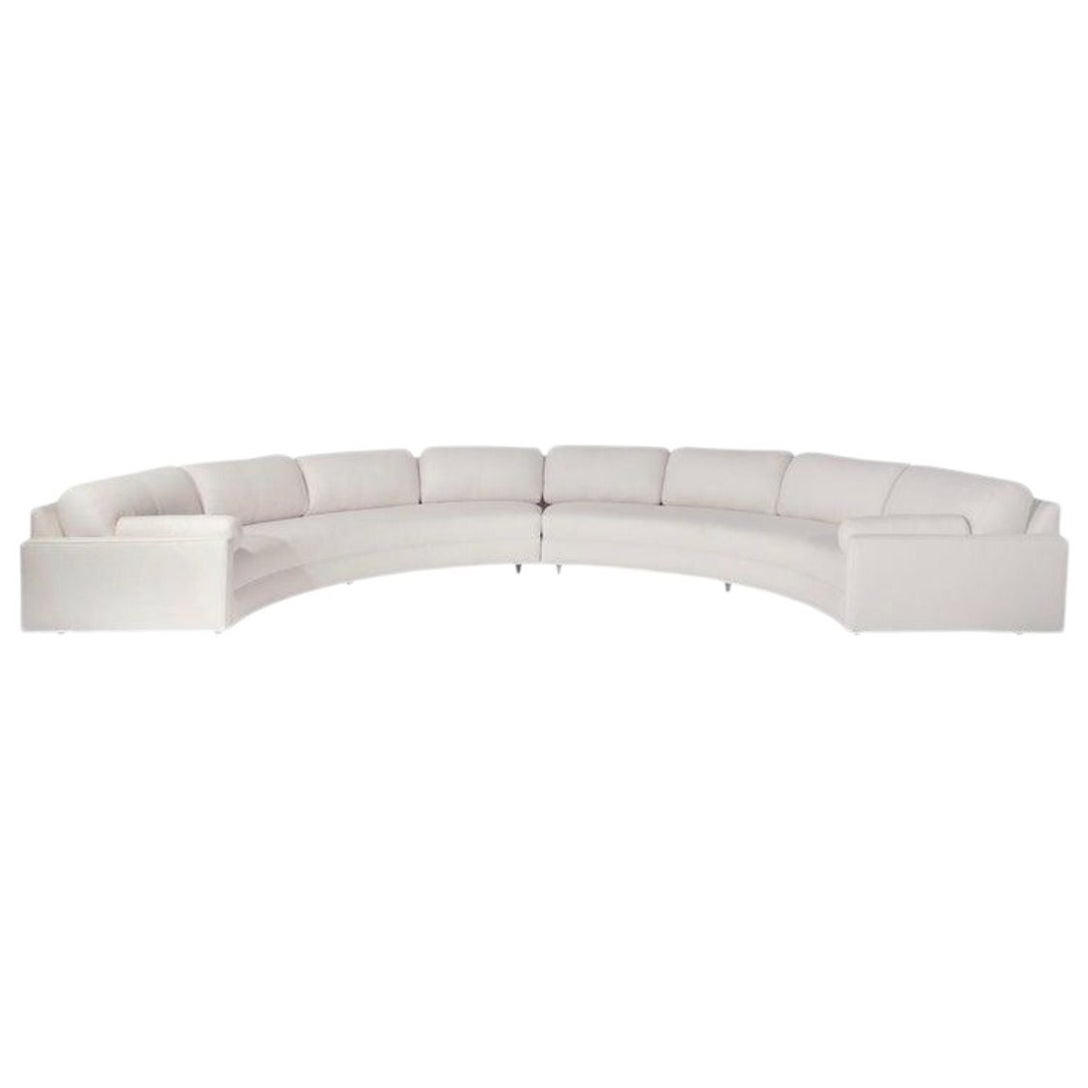 Semicircular Two Piece Sectional by Adrian Pearsall, 1950s