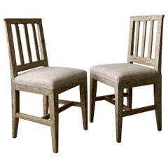 Pair of 19th Century Swedish Country Chairs