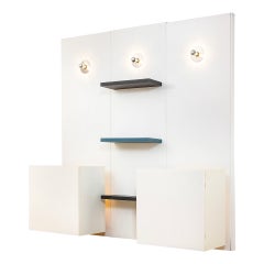 20th Century Roberto Monsani Lighting Bookcase mod. Life for Acerbis, 70s