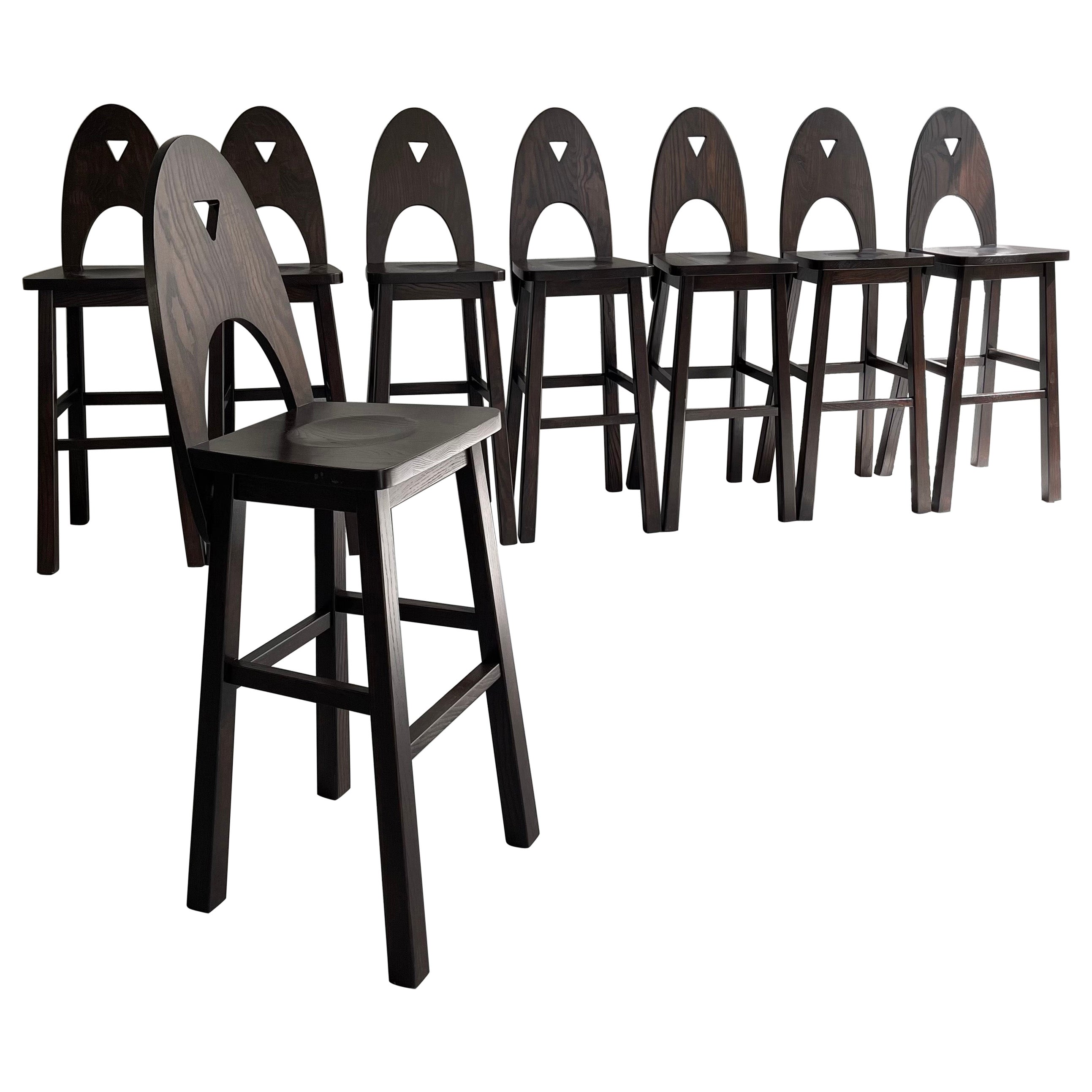 cFsignature Custom Arts And Crafts Ash Bar Stools