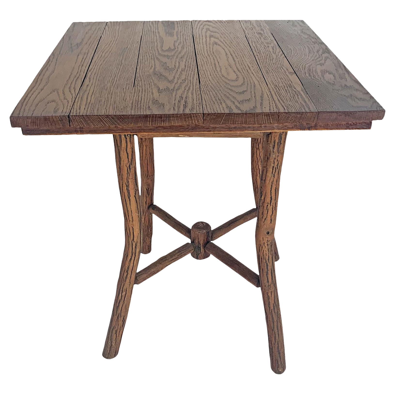 Antique Adirondack Old Hickory Table and Chairs For Sale at 1stDibs