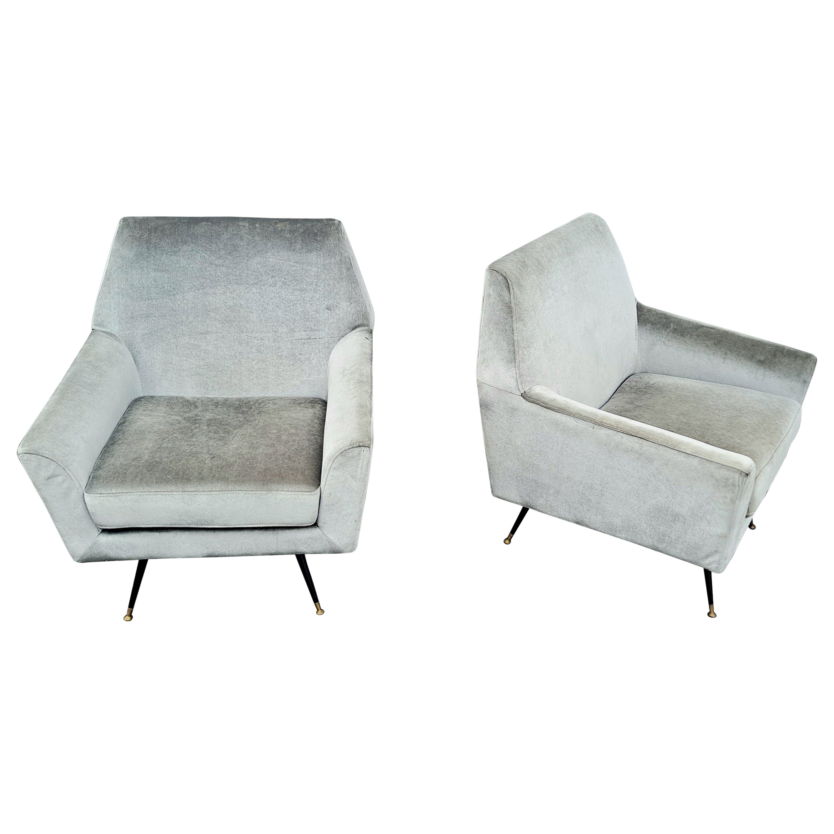 Pair of Lounge Chairs  For Sale