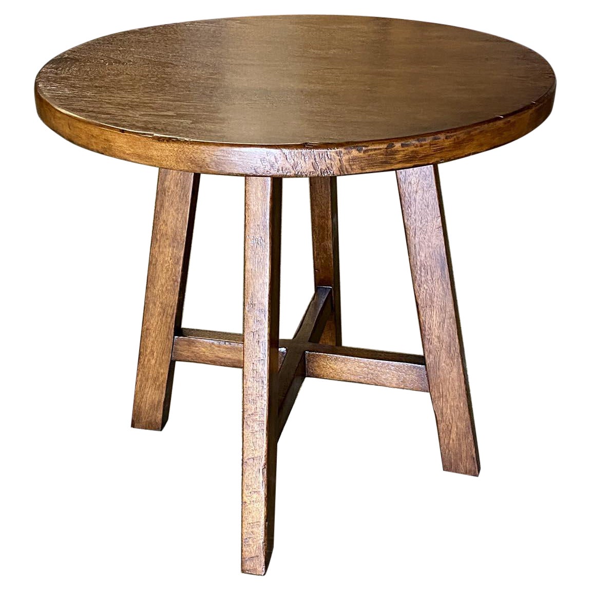 Dos Gallos Custom Selma Side Table in Walnut by Dos Gallos Studio For Sale