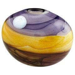 Oval 'Harvest Moon' Vase by Siddy Langley, 2021