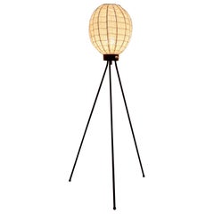 Rare Swedish Tripod Floor Lamp, Scandinavian Modern / Mid-Century Modern