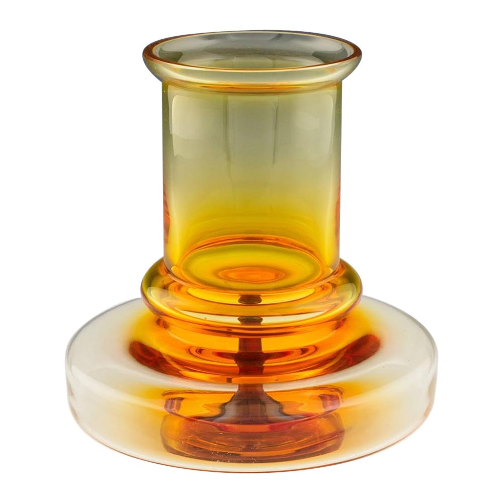 Chlum Garnet Glass Vase Designed Pavel Hlava, circa 1973 For Sale