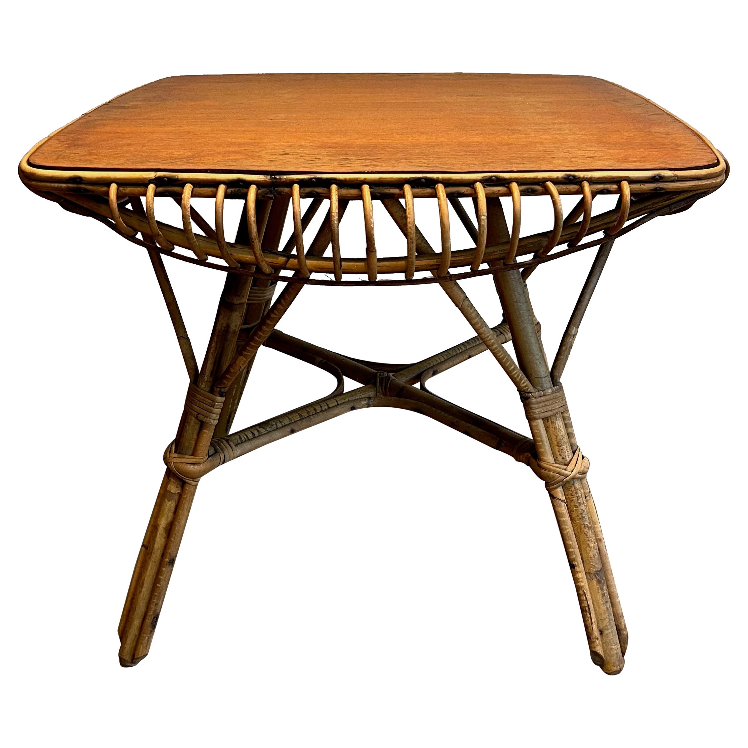 Rattan Coffee Table For Sale