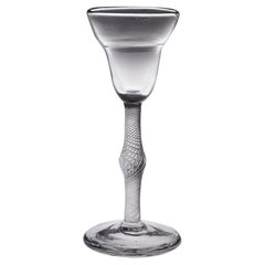 Air Twist Stem Georgian Wine Glass, circa 1750