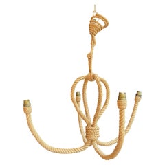 Vintage Rope Chandelier by Adrien Audoux & Frida Minet