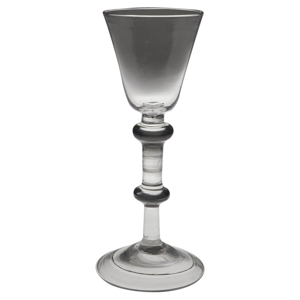 Balustroid Stem Wine Glass, c1740 For Sale at 1stDibs