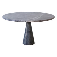 Angelo Mangiarotti Round Marble M1 Dining Table, Italy, 1970s