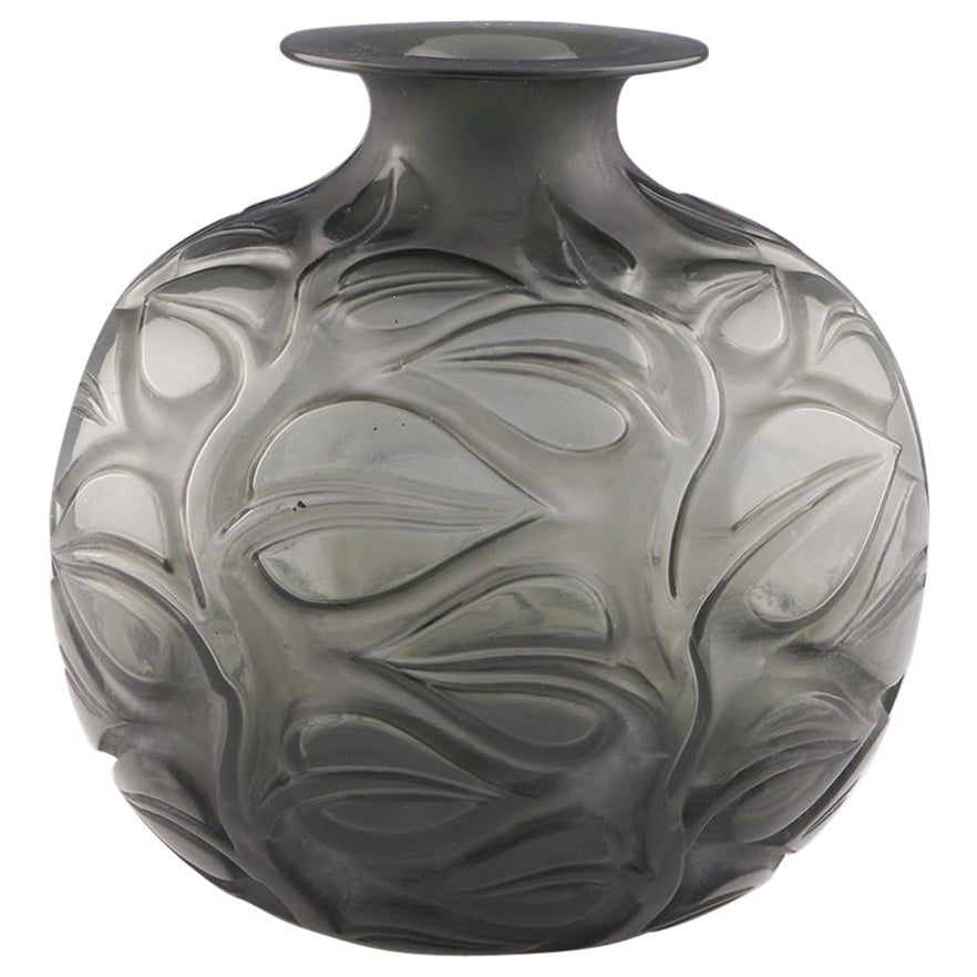 Rene Lalique Sophora Vase, Designed 1926 For Sale