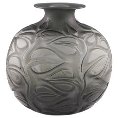 Vintage Rene Lalique Sophora Vase, Designed 1926