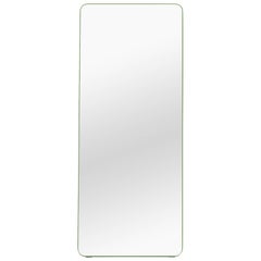 Contemporary Mirror 'Loveself 05' by Oitoproducts, Green Frame