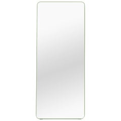 Contemporary Mirror 'Loveself 05' by Oitoproducts, Green Frame