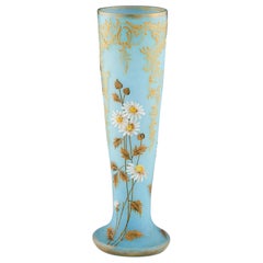 Used A Very Tall Legras Enamelled Cameo Vase, c1900