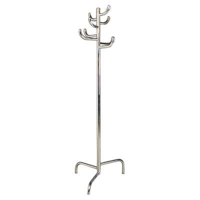 Italian Modern Coat Stand in Black Tubular Metal, 1990s For Sale at 1stDibs