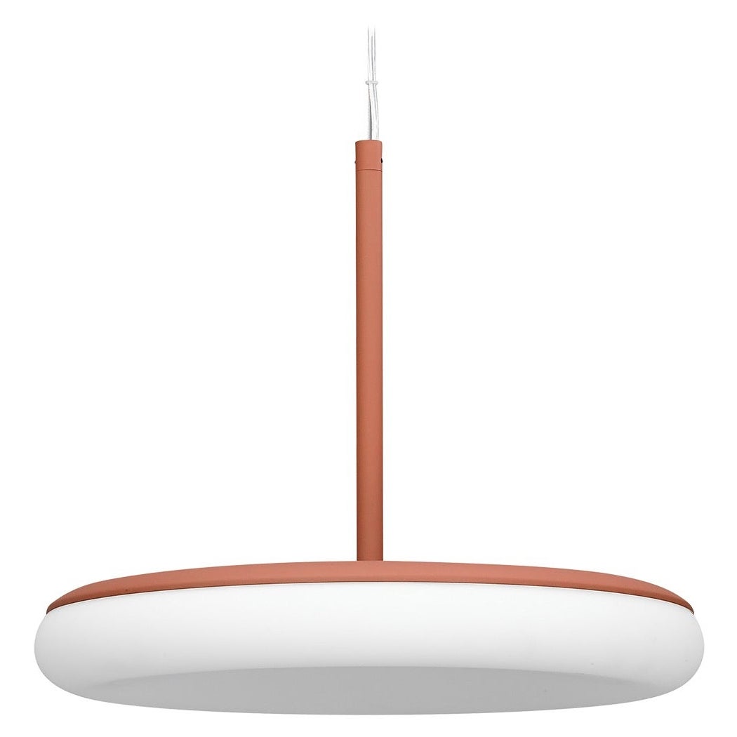 Contemporary Pendant Lamp 'Mozzi' by ago 'Large, Terracotta' For Sale