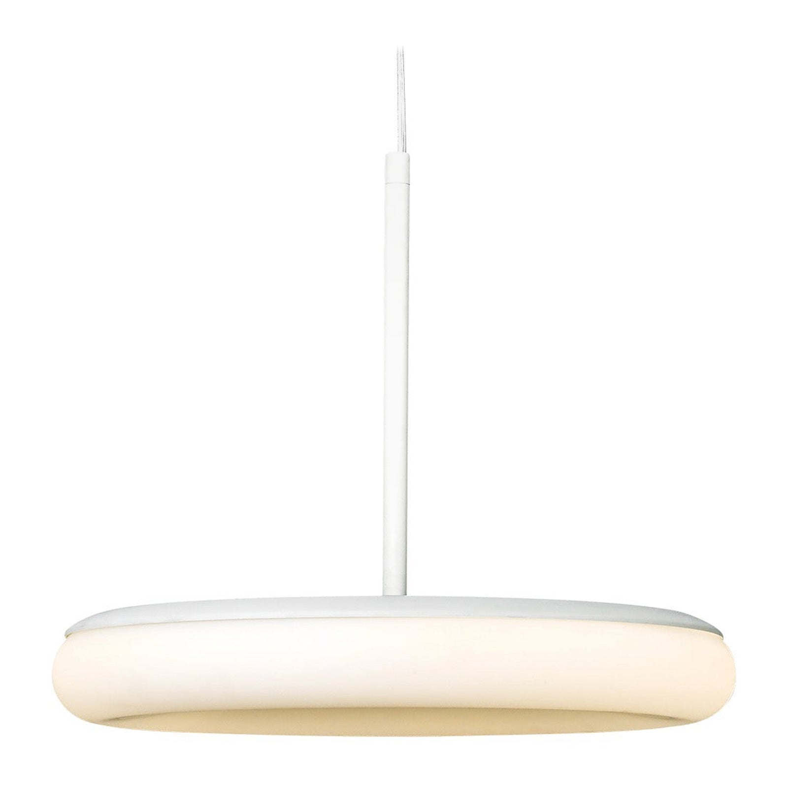 Contemporary Pendant Lamp 'Mozzi' by AGO 'Large, Egg White' For Sale