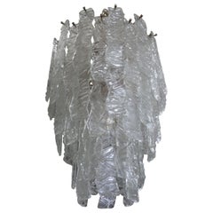 Großer Murano-Kronleuchter aus der Mitte des Jahrhunderts in der Art von Toni Zuccheri für Venini