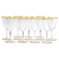 Servizio da tavola in cristallo francese Baccarat Servizio da vino/acqua / 12 persone