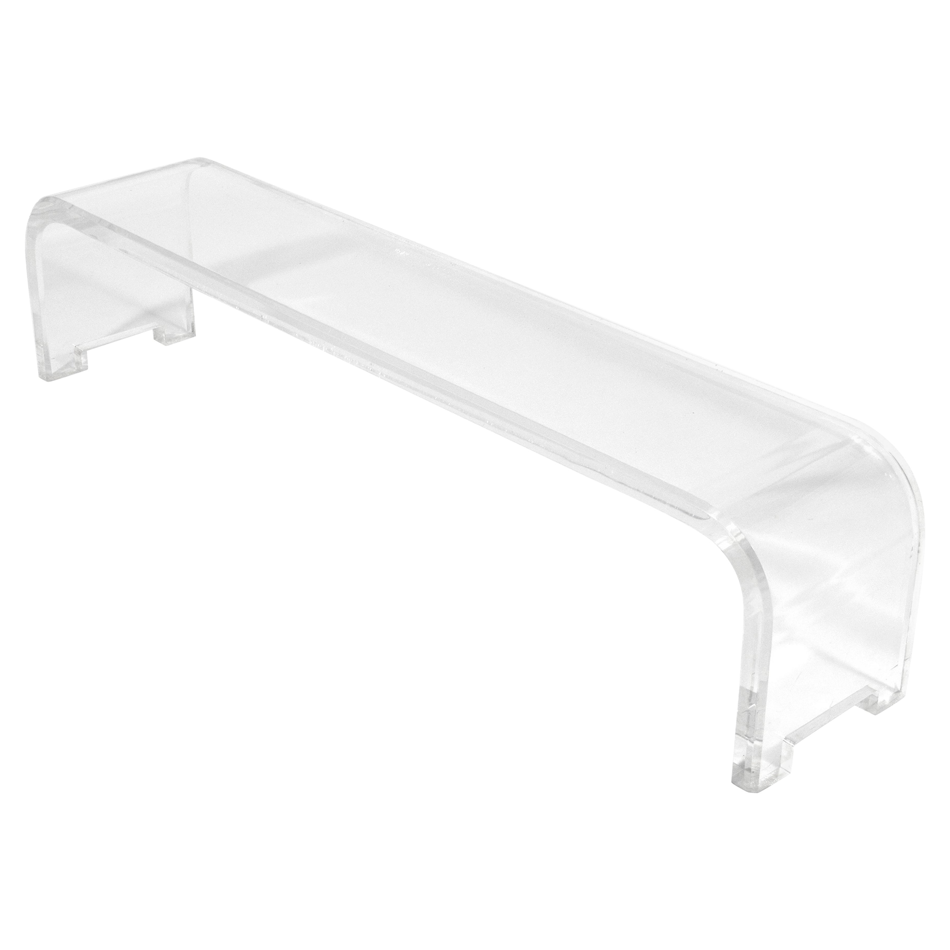 Long Lucite Waterfall Bench