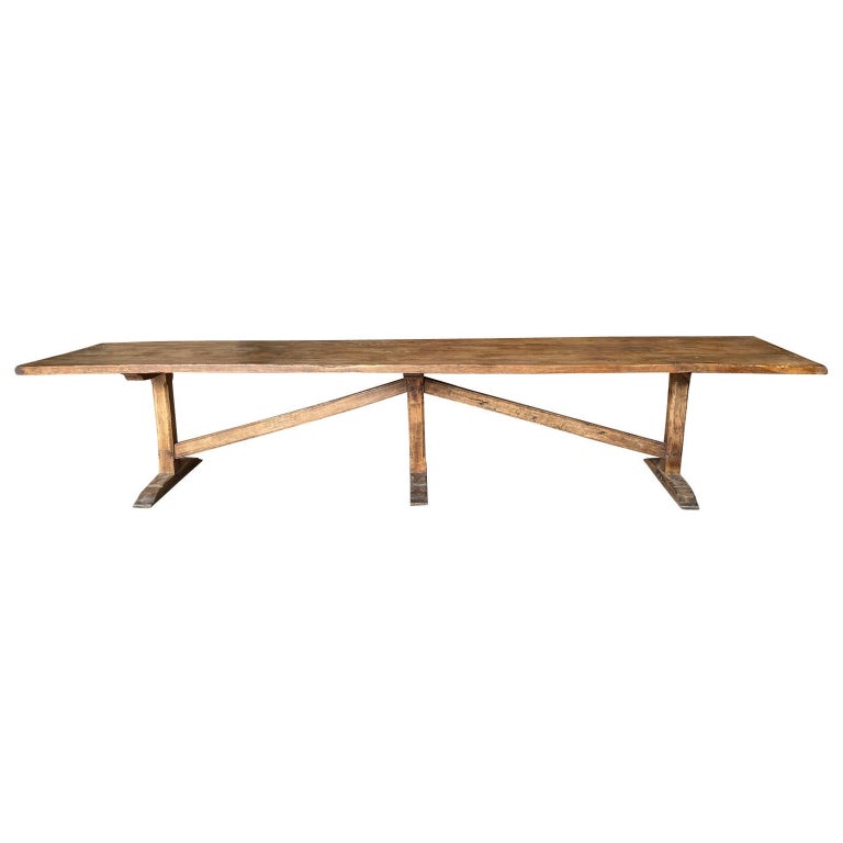 French 18th Century Farm Table For Sale at 1stDibs French 18th Century Farm Table