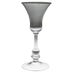An Antique Light Baluster Wine Glass, c1740