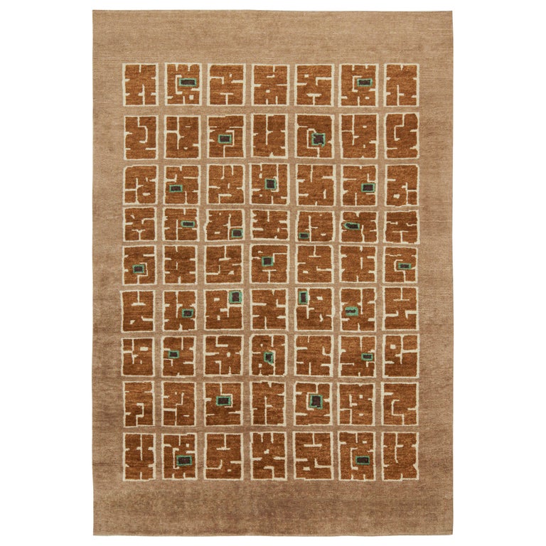 French Art Deco–style rug, new