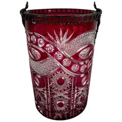 Vintage Crystal Vase Oh Bohemian