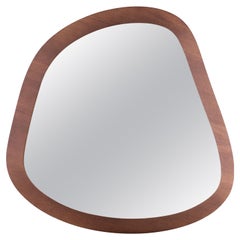 Pante Mirror in Walnut Wood Finish Individual