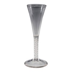 An Mixed Twist Champagne Flute, c1765