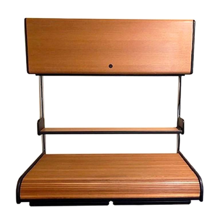George Nelson ‘Action’ Roll-Top Desk Wall Unit by Herman Miller, circa 1970s For Sale