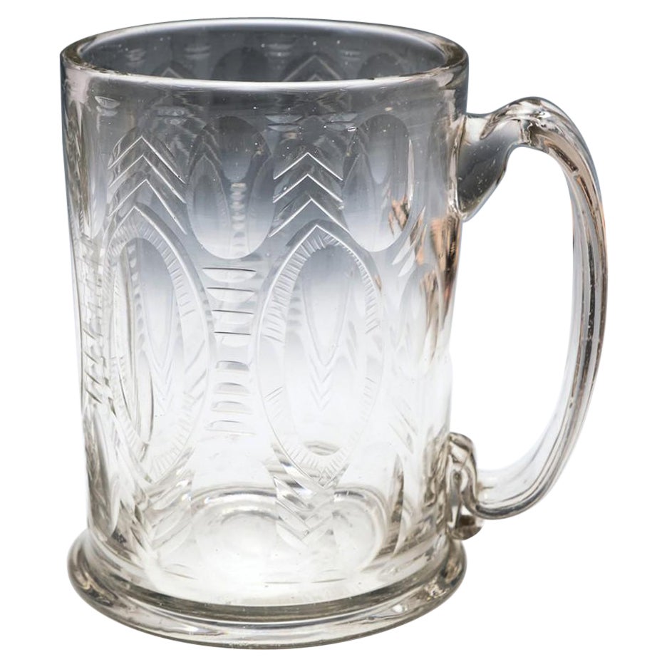 German / Bohemian Glass Tankard, 1775-1800 For Sale