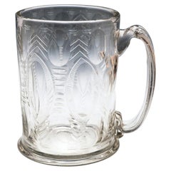 Antique German / Bohemian Glass Tankard, 1775-1800